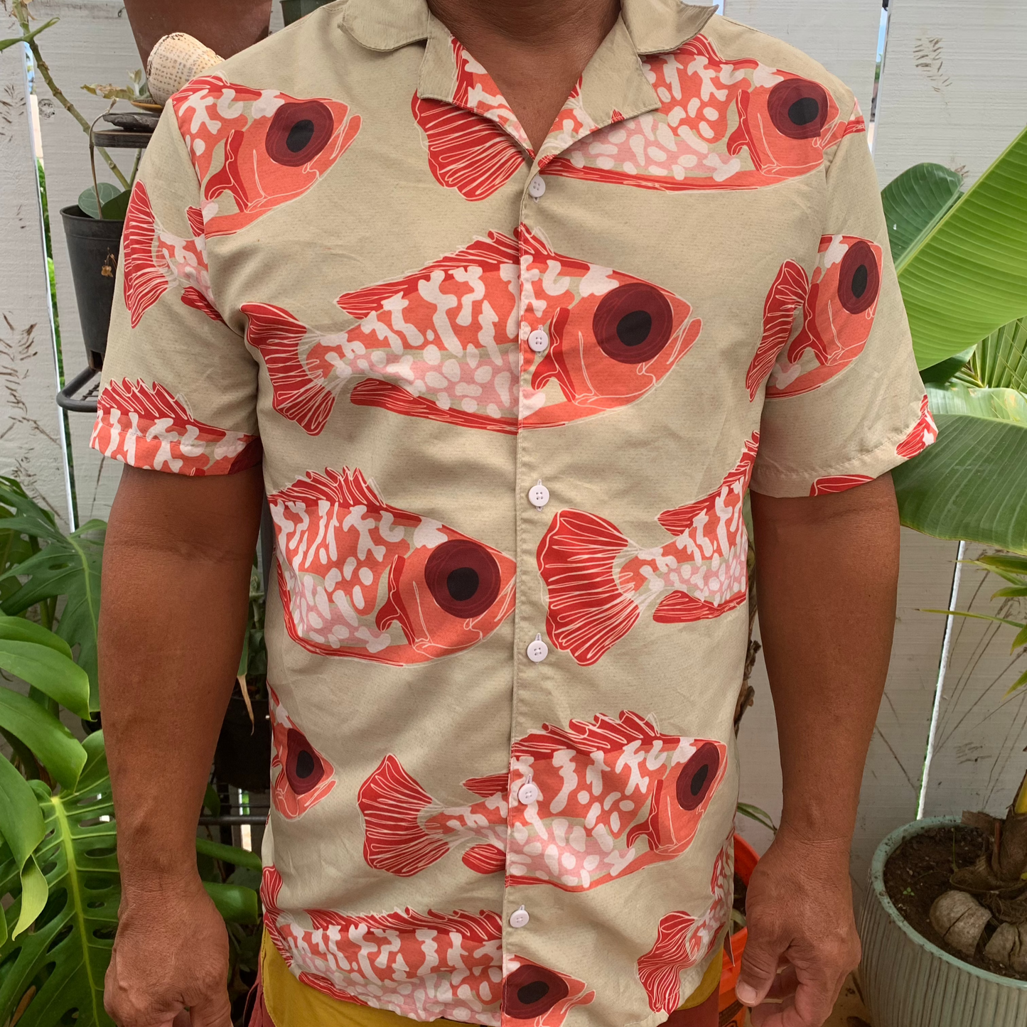 'aweoweo button shirt unisex