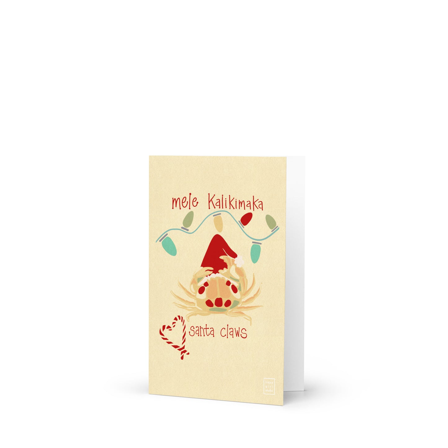 santa claws card