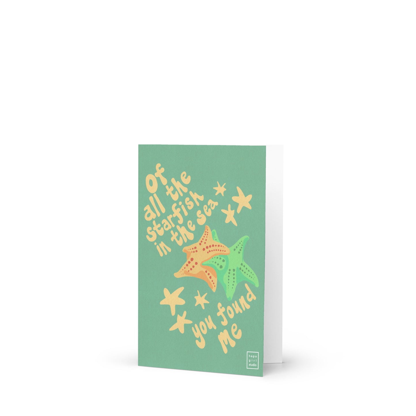 starfish lovers card