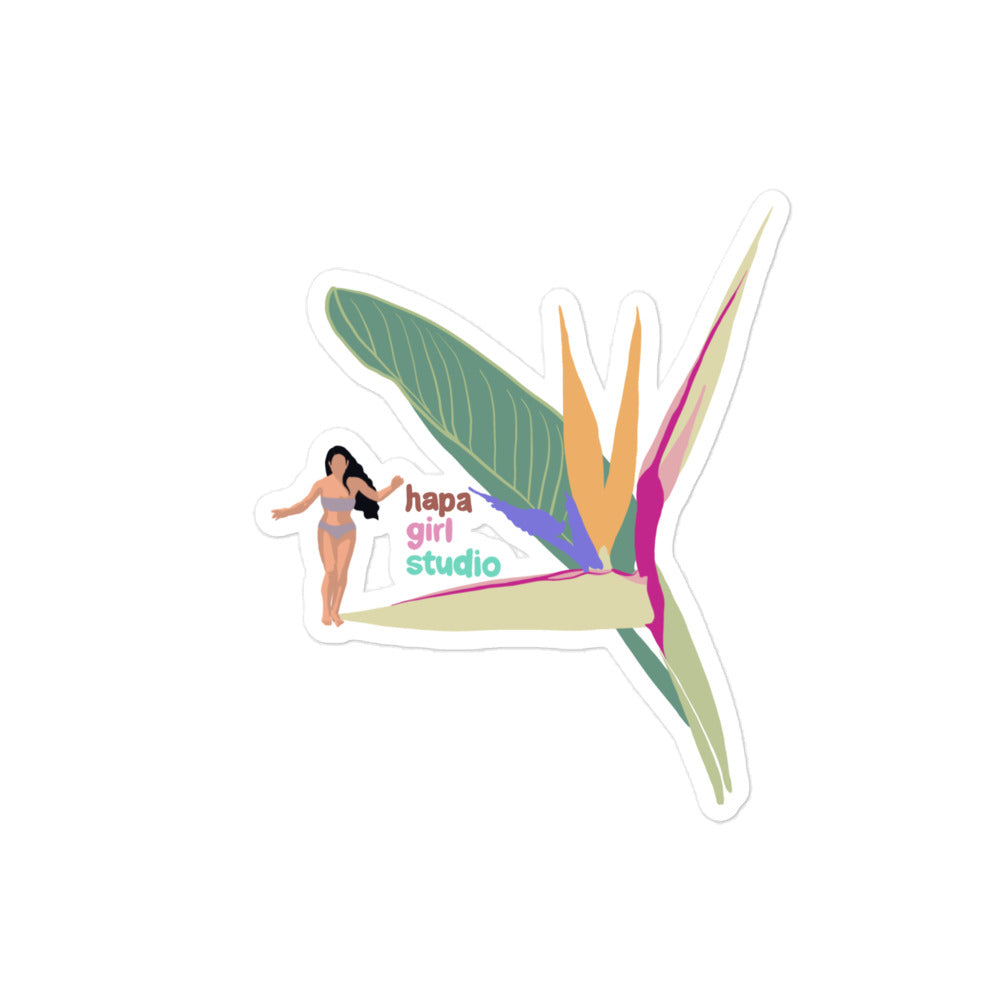 wahine of paradise sticker