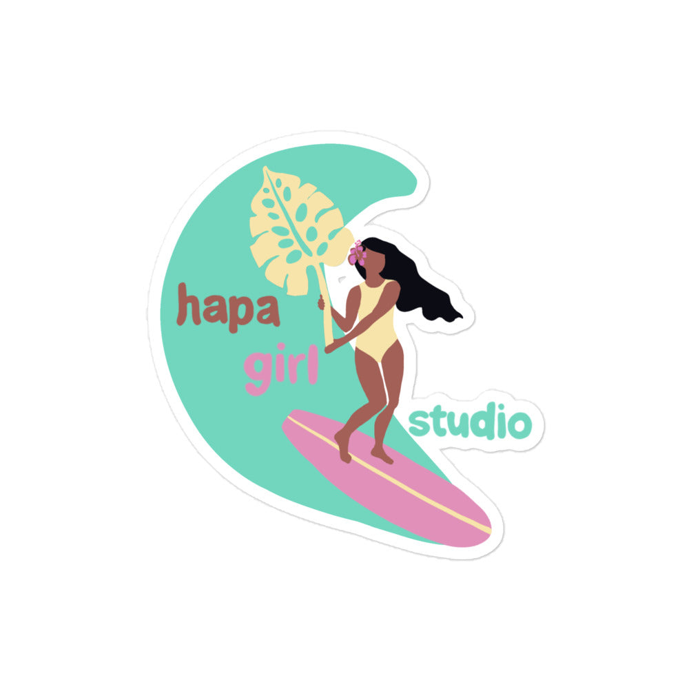 hapa girl 1 sticker