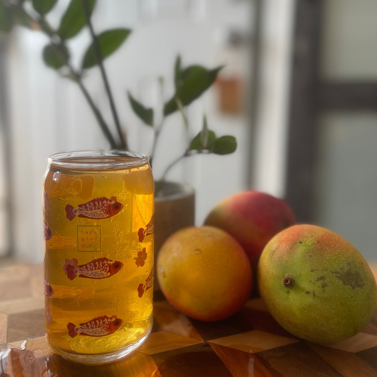 'aweoweo can-shaped glass