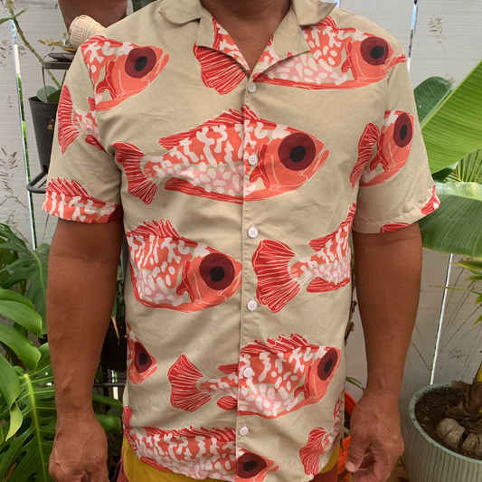 'aweoweo button shirt unisex