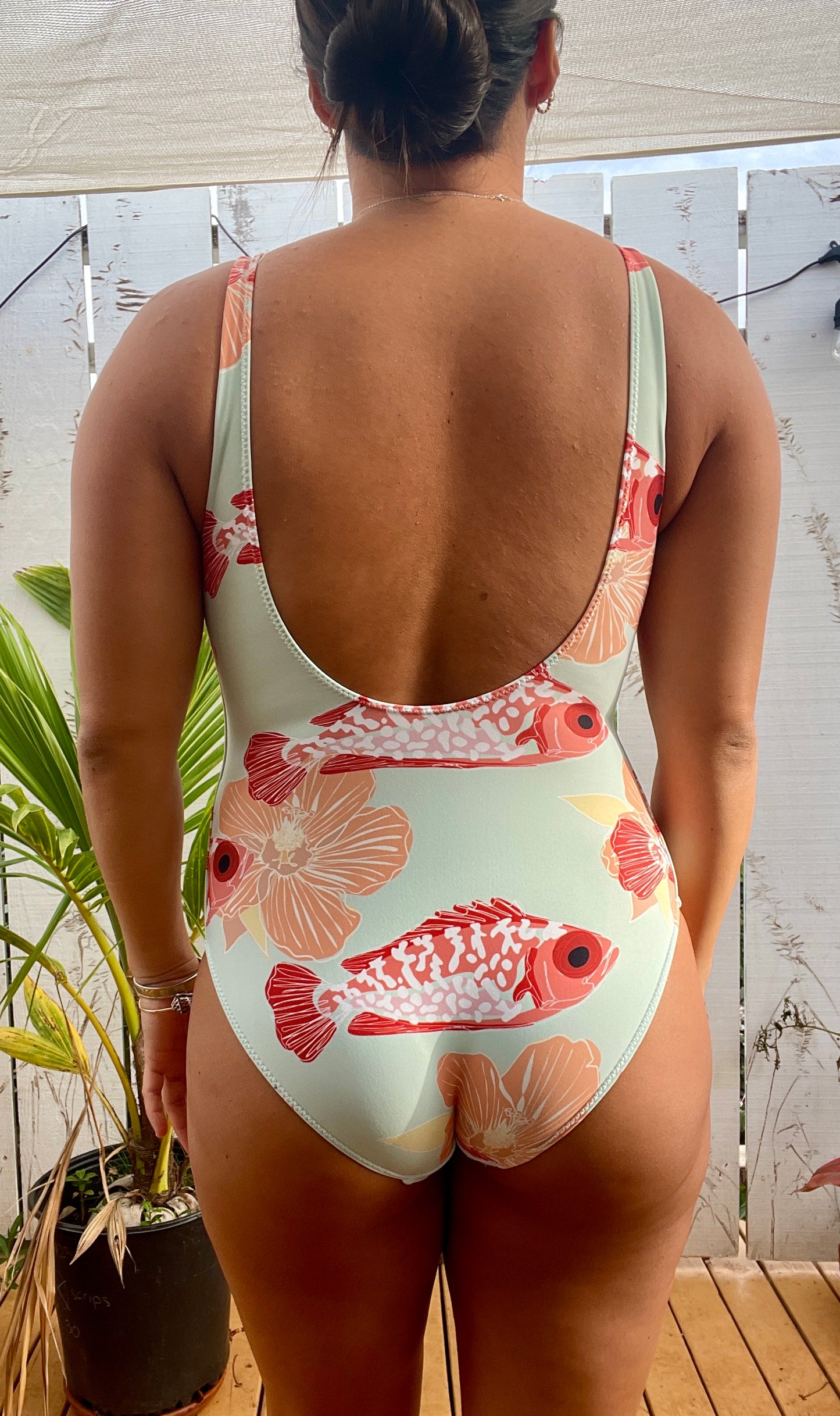 'aweoweo one-piece swim