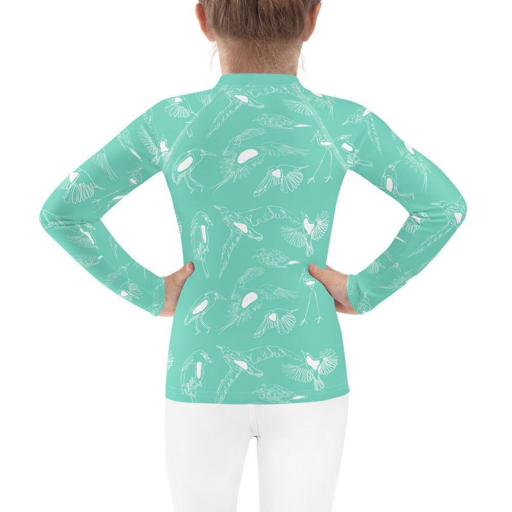 baby bird rash guard