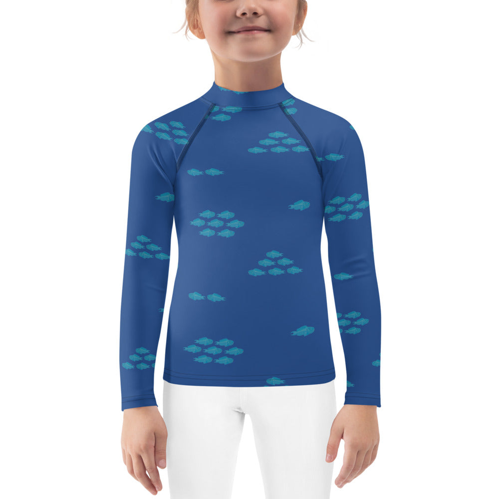 kids uhu fish rash guard