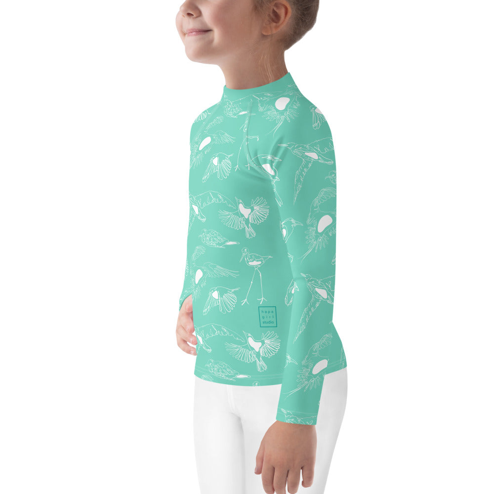 baby bird rash guard