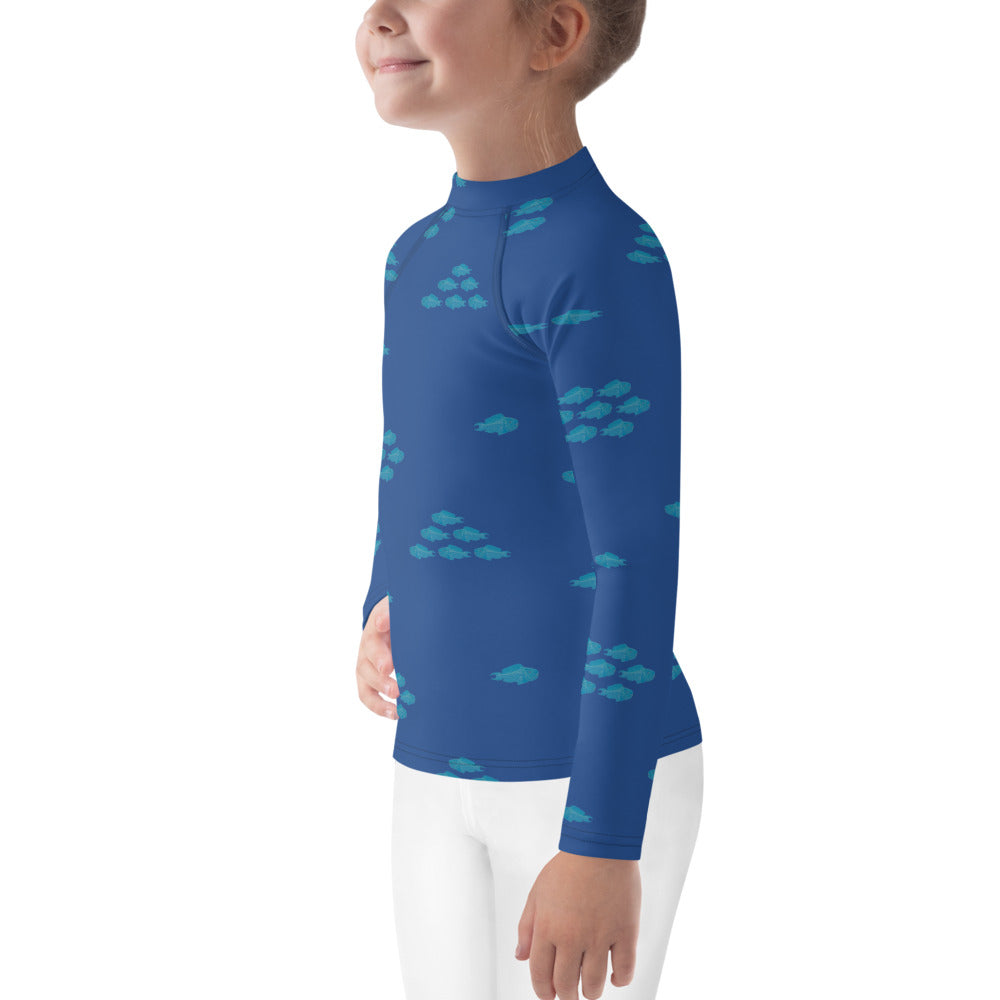 kids uhu fish rash guard