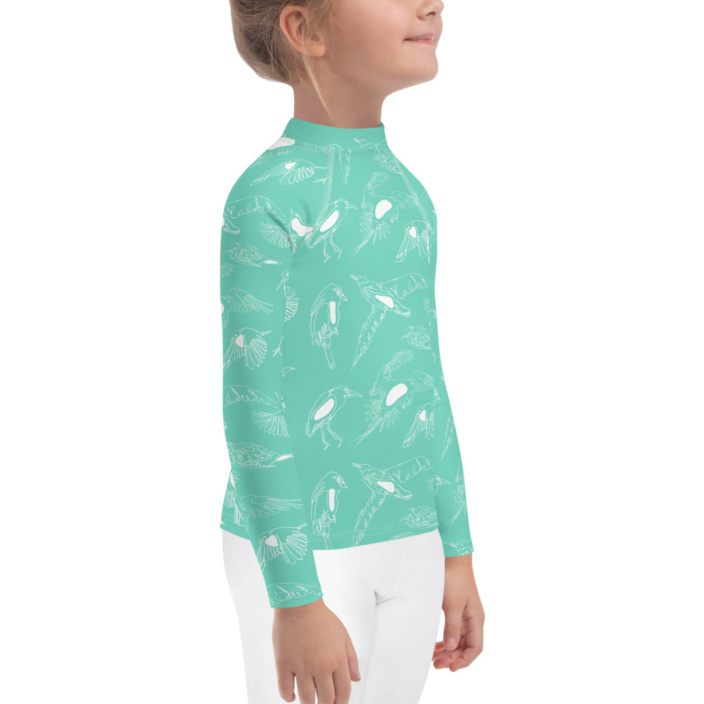 baby bird rash guard