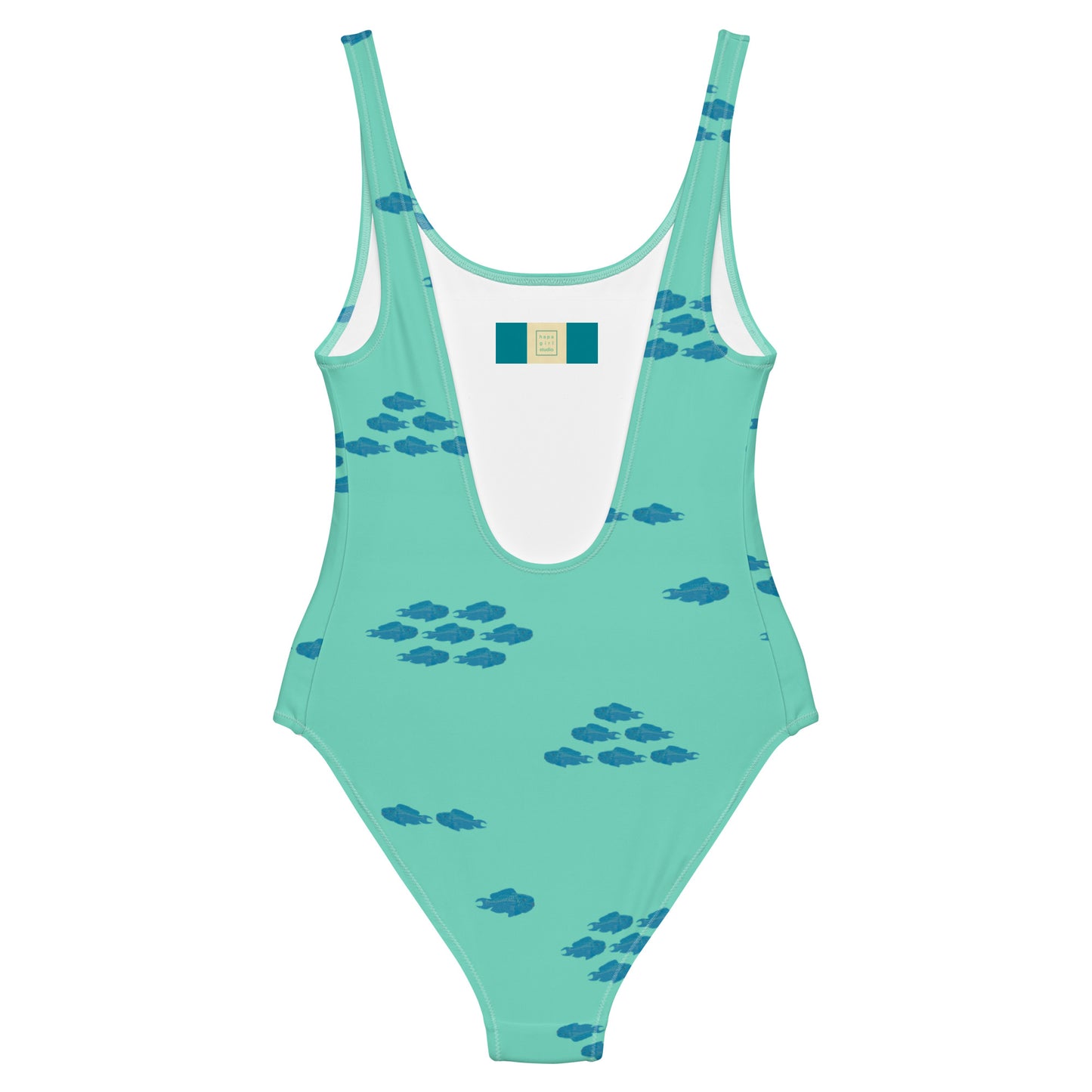 women light uhu fish one piece swimsuit