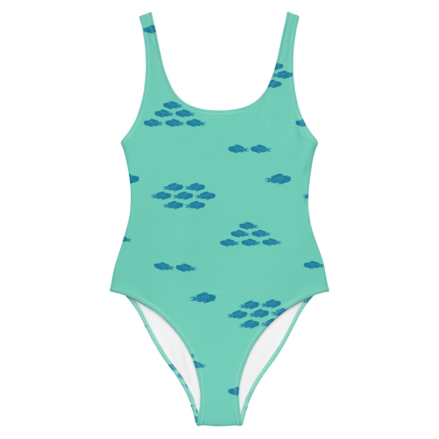 women light uhu fish one piece swimsuit