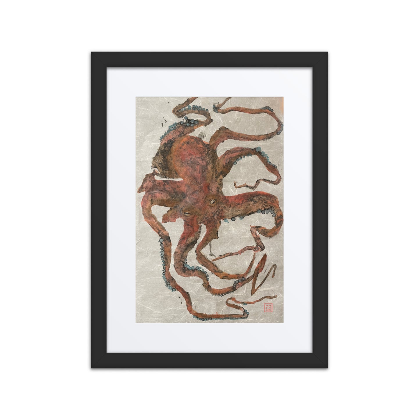 tako gyotaku poster