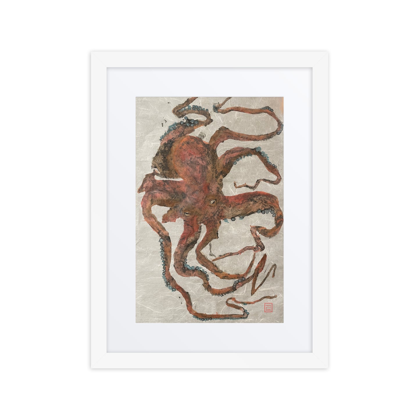 tako gyotaku poster